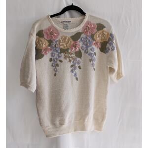 Vintage Alfred Dunner Size L Floral Women Shirt